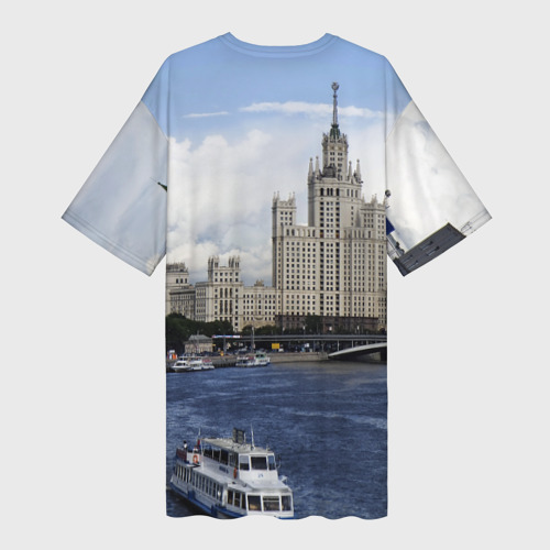 Платье-футболка 3D Москва, цвет 3D печать - фото 2