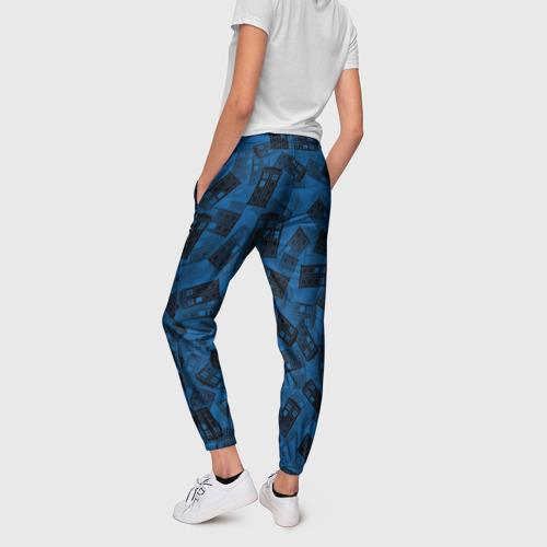 Женские брюки 3D Будки Тардис, цвет 3D печать - фото 4