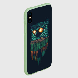 Чехол для iPhone XS Max матовый Лесная сова - фото 2