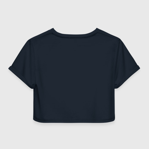 Женская футболка Crop-top 3D Лесная сова - фото 2