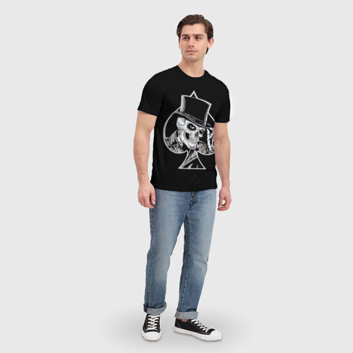 Мужская футболка 3D Скелетон - фото 5