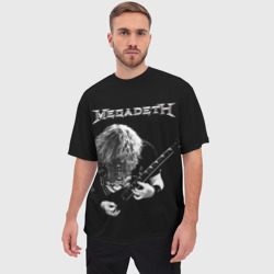 Мужская футболка oversize 3D Dave Mustaine - фото 2