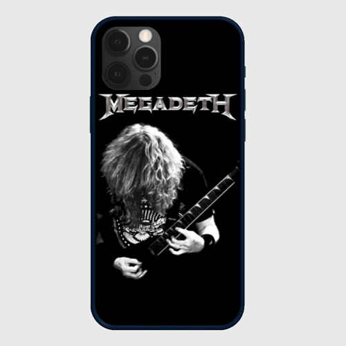 Чехол для iPhone 12 Pro с принтом Dave Mustaine, вид спереди #2