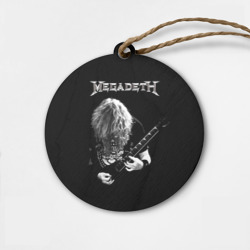 Деревянная игрушка круг Dave Mustaine