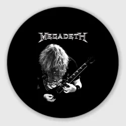 Круглый коврик для мышки Dave Mustaine