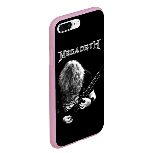 Чехол для iPhone 7Plus/8 Plus матовый с принтом Dave Mustaine, вид сбоку #3