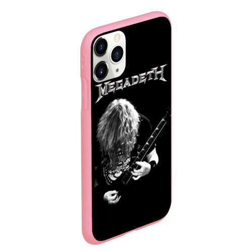 Чехол для iPhone 11 Pro Max матовый Dave Mustaine, цвет баблгам - фото 3