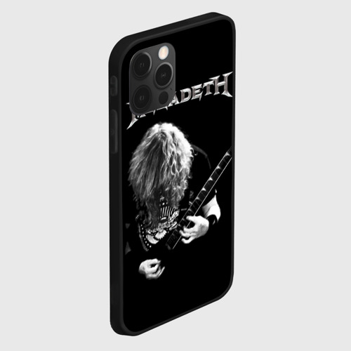 Чехол для iPhone 12 Pro с принтом Dave Mustaine, вид сбоку #3