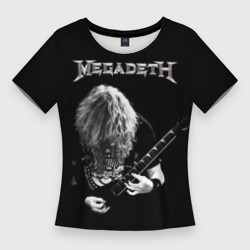 Женская футболка 3D Slim Dave Mustaine