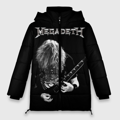 Женская зимняя куртка Oversize Dave Mustaine, цвет красный