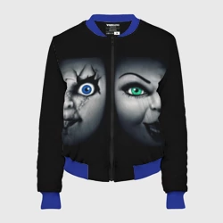 Женский бомбер 3D Чаки и невеста