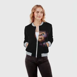 Женский бомбер 3D Кукла Чаки - фото 2