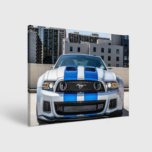 Холст прямоугольный Ford Shelby, цвет 3D печать