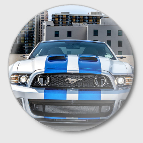 Значок Ford Shelby, цвет белый