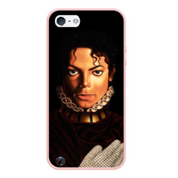 Чехол для iPhone 5/5S матовый Король Майкл Джексон