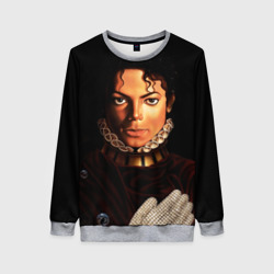 Женский свитшот 3D Король Майкл Джексон