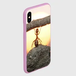 Чехол для iPhone XS Max матовый Муравей - фото 2