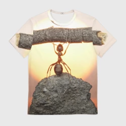 Мужская футболка 3D Муравей