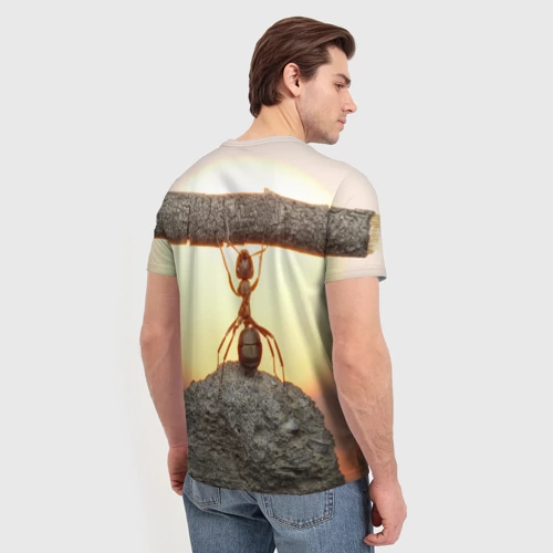 Мужская футболка 3D Муравей - фото 4