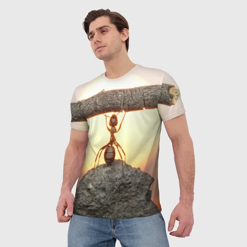 Мужская футболка 3D Муравей - фото 3