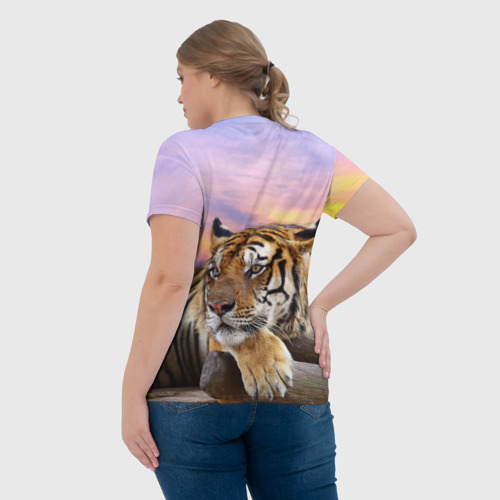 Женская футболка 3D Тигр - фото 7