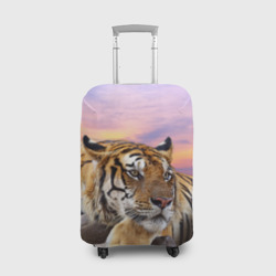 Чехол для чемодана 3D Тигр