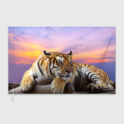 Флаг 3D Тигр
