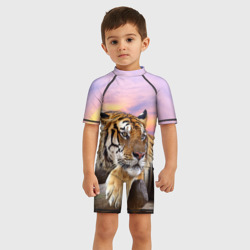 Детский купальный костюм 3D Тигр - фото 2