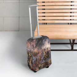 Чехол для чемодана 3D 1812 война - поле битвы с Наполеоном: войска армии Российской Империи - фото 2