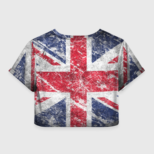 Женская футболка Crop-top 3D British Manchester United, цвет 3D печать - фото 2