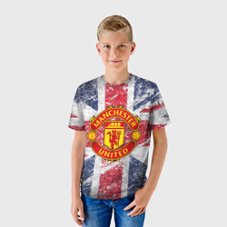 Детская футболка 3D British Manchester United - фото 2