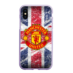 Чехол для iPhone XS Max матовый British Manchester United