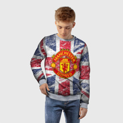 Детский свитшот 3D British Manchester United - фото 2