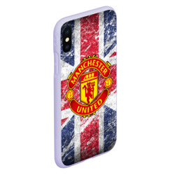 Чехол для iPhone XS Max матовый British Manchester United - фото 2