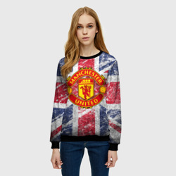 Женский свитшот 3D British Manchester United - фото 2