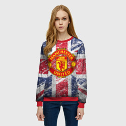 Женский свитшот 3D British Manchester United - фото 2