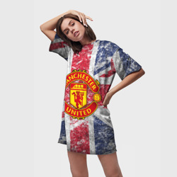 Платье-футболка 3D British Manchester United - фото 2