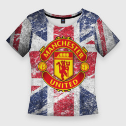 Женская футболка 3D Slim British Manchester United