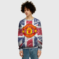 Мужской свитшот 3D British Manchester United - фото 2