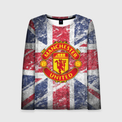 Женский лонгслив 3D British Manchester United