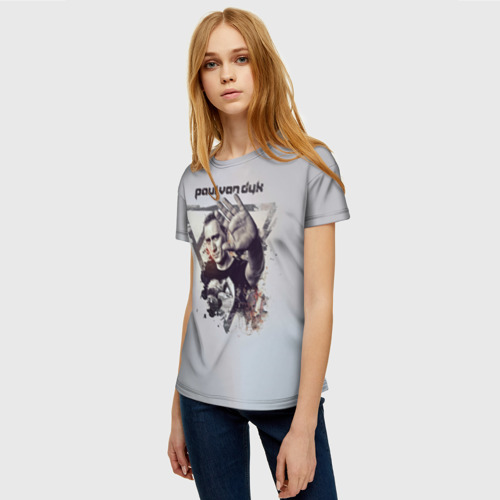 Женская футболка 3D Paul Van Dyk - фото 3