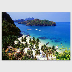 Поздравительная открытка Таиланд - экзотический пляж