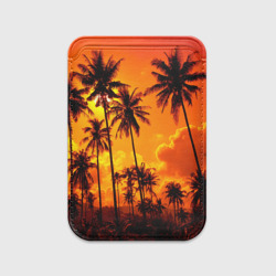 Картхолдер Magsafe магнитный Таиланд - пальмы на закате