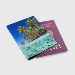 Обложка для паспорта матовая кожа Таиланд - фото 2