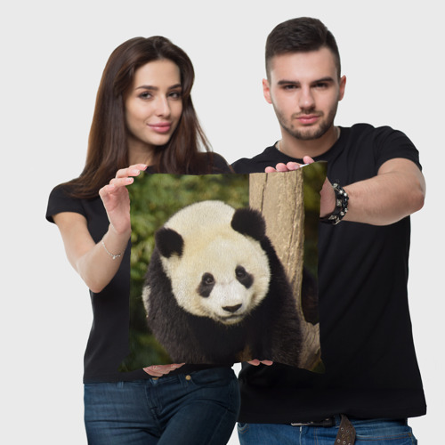 Подушка 3D Панда на дереве - фото 3