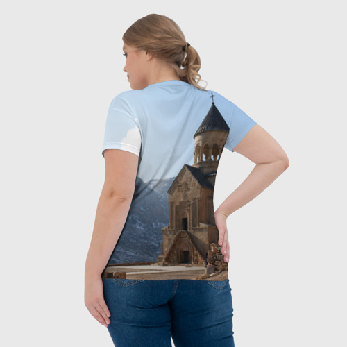 Женская футболка 3D Монастырь Нораванк, цвет 3D печать - фото 7