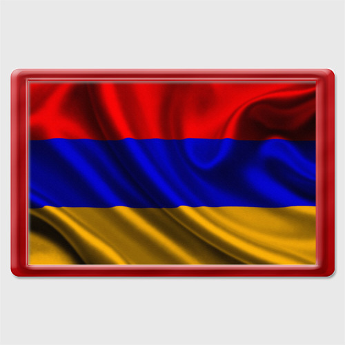 Магнит 45*70 Флаг Армения, цвет красный