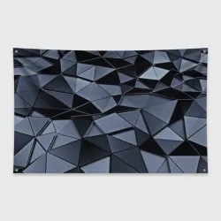 Флаг-баннер Abstract Gray