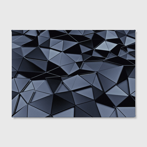 Холст прямоугольный Abstract Gray, цвет 3D печать - фото 2