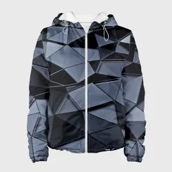 Женская куртка 3D Abstract Gray